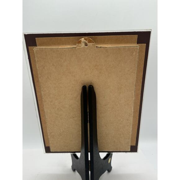 1940 Dutch Boy With Dog Framed Litho Print Made In USA 8” Art Work Shadow Box - Picture 5 of 5